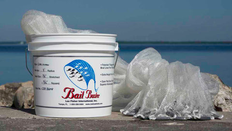 Bait Buster Glass Minnow Cast Nets CBT-BGM8-W, 8 ft. Radius, 3/16" Sq. Mesh
