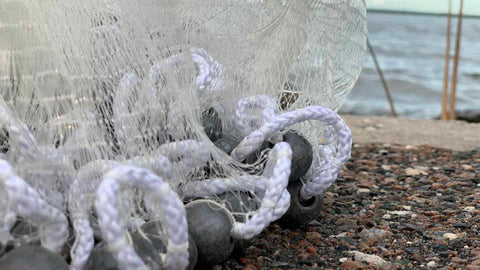 Joy Fish Minnow Cast Nets CBT-M10, 10 ft. Radius, 1/4" Sq. Mesh