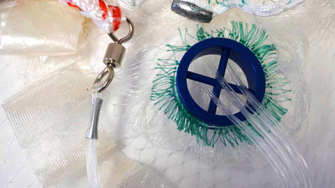 Fitec GS-1500 Ultra Spreader Shrimp Cast Net #11910, 10 ft. 5/8" Sq. Mesh With Tape