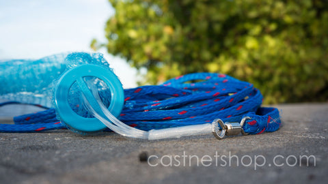 Joy Fish Bait Cast Nets CBT-P10, 10 ft. Radius, 3/8" Sq. Mesh