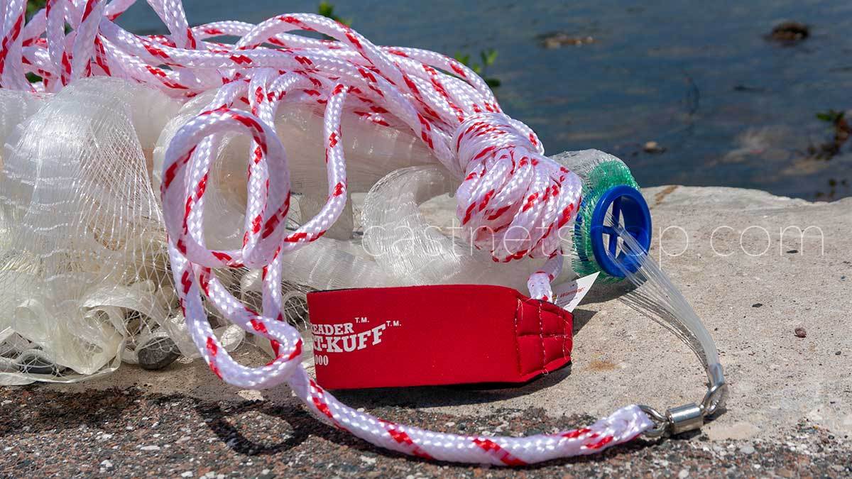 duct tape fishing net Fitec GS-1000 Ultra Spreader Shrimp Cast Net #12070, 7 ft. 1/2 in. Sq. Mesh With Tape