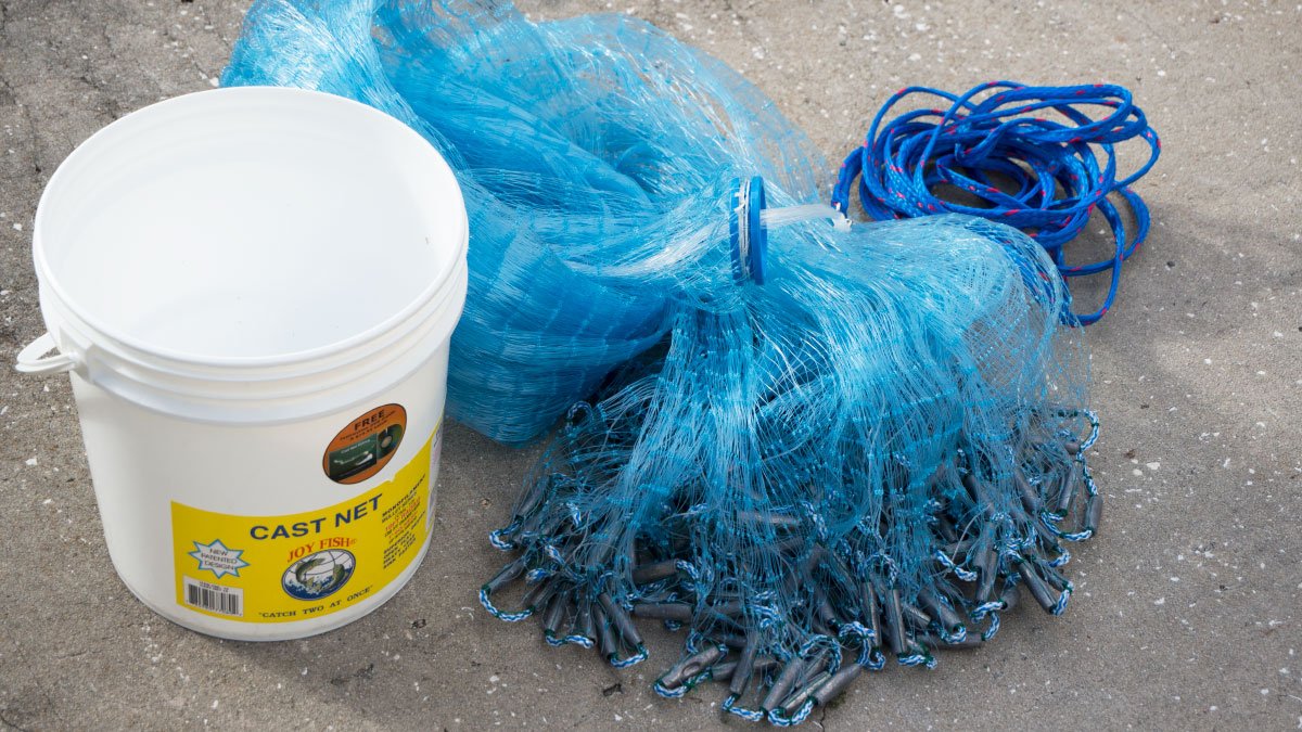 Joy Fish Cast Net - Mullet 7 Foot Radius Joy Fish Cast Net - Mullet 7 Foot Radius