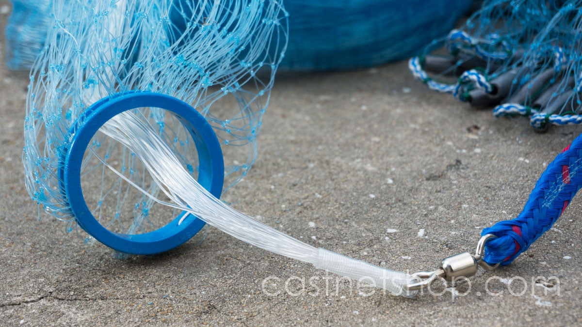 Cast Net for big fish-Mullet, Tilapia, Drum, Cat Fish and more