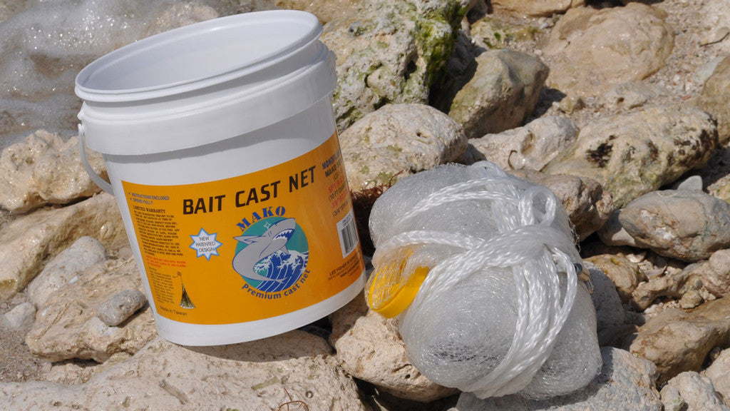 Mako Series Bait Cast Net CBT-S6, 6 ft. Radius, 3/8